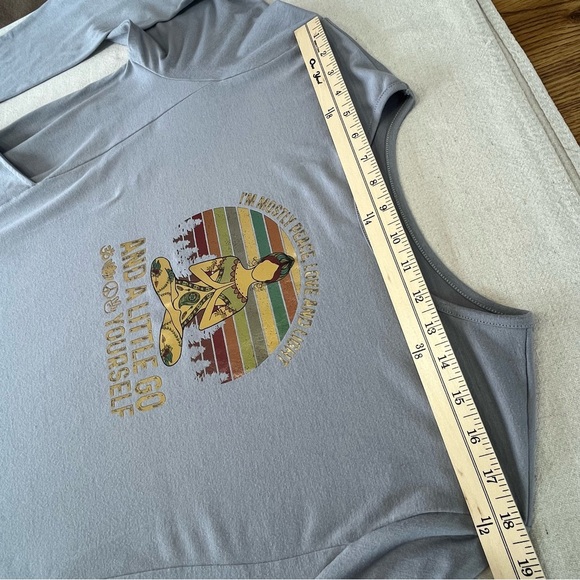 Gray Tee Dress - Size 2XL - 100% Cotton - Picture 8 of 14